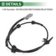 thumbnail image 5 of Sensor de velocidad de rueda ABS Unique Bargains Sensor ABS Sistema de frenos antibloqueo No. 9674852280 para Peugeot 308 2015 Delante Izquierda Delante Derecha, 5 of 7