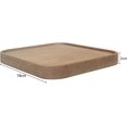 thumbnail image 3 of anaan Raft Floating Shelf Wood Round Wall Mounted Showcase Wall Shelf Hanging Planter Storage Wooden Shelf for Plants Photo Candle Invisible Wall Decoration Design Set of 2 (Square 7.09 inch), 3 of 7