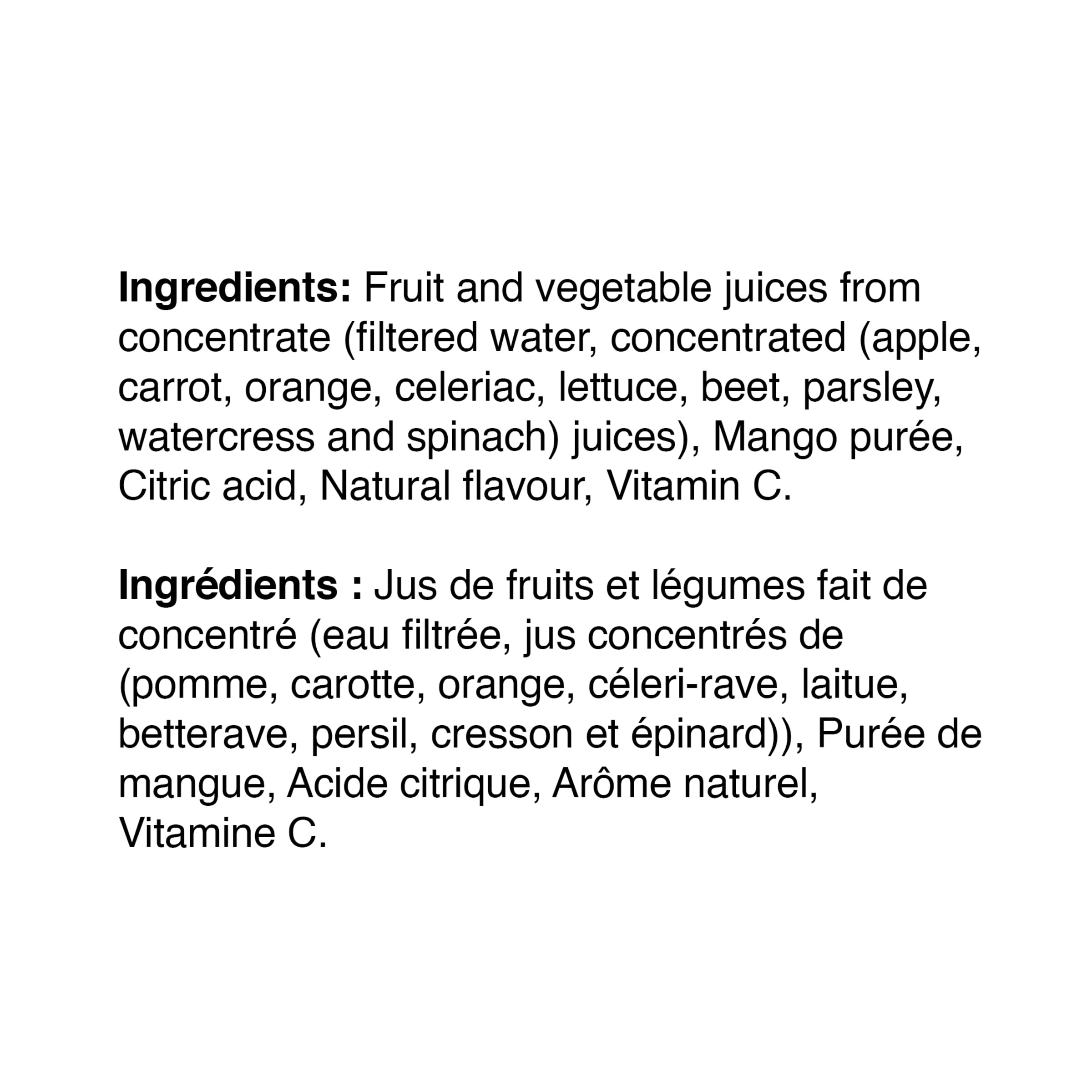 Jus Orange et mangue 1,36 L