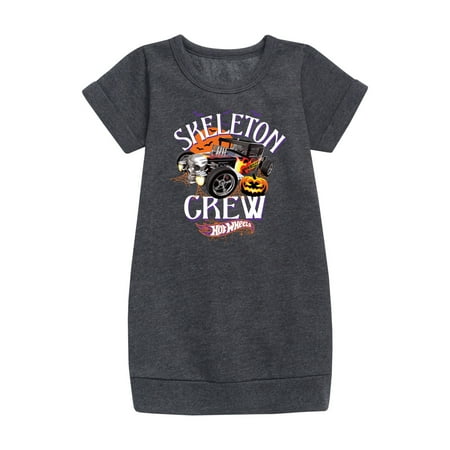 

Hot Wheels - Halloween - Skeleton Crew - Toddler & Youth Girls Fleece Dress