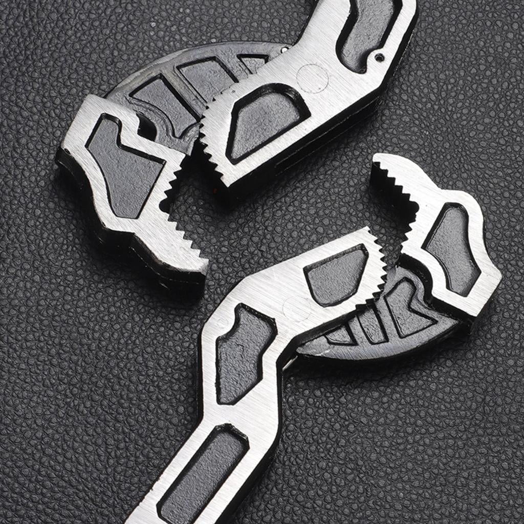 Double Head Auto Locking Adjustable Wrench for Various Nut and Pipe Sizes up to 41mm