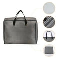 thumbnail image 3 of Unique Bargains 1Pack Clothes Storage Moving Bags for Closet Organizers Black 19x10x15.5in, 3 of 7