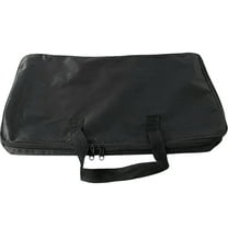 Worgeous Water Resistant Storage Bag 1Set 22.0x14.2x3.1in For Music Stand Black Oxford Cloth