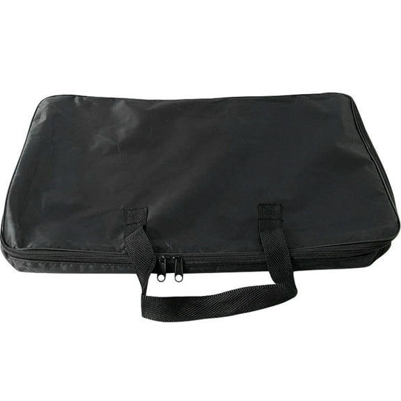 Worgeous Water Resistant Storage Bag 1Set 22.0x14.2x3.1in For Music Stand Black Oxford Cloth