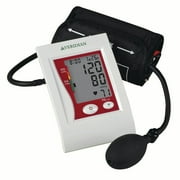 Manual inflate blood pressure and pulse monitor