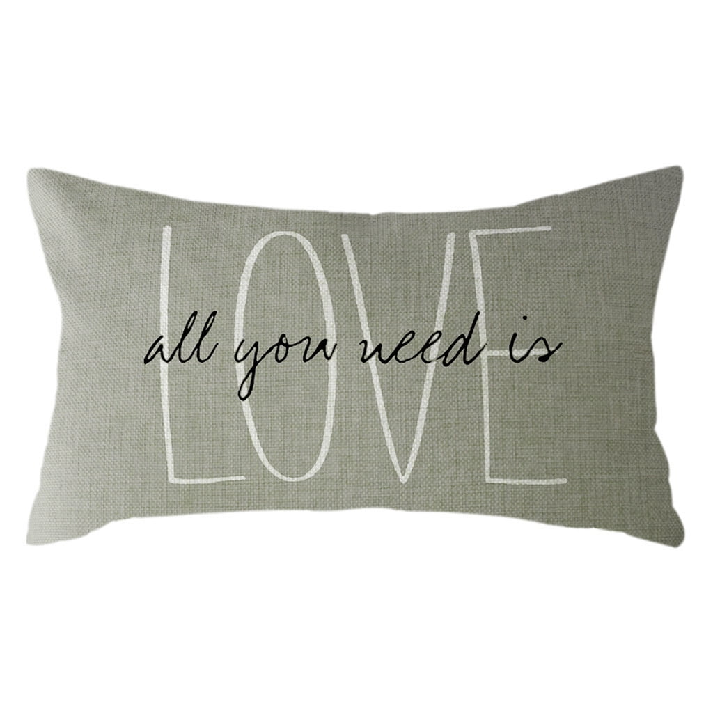 Lovely Style Minimalism Pillow Case Waist Cushion Cover Throw Home Decor 18'' 