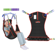 EZ Assistive Universal Full Body Patient Lift Sling, Mesh Fabric, 500lb Capacity, Small, Black