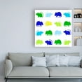 thumbnail image 3 of Trademark Fine Art 'Animal Sudoku in Blue V Childrens Art' Canvas Art by Chariklia Zarris, 3 of 3