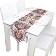 thumbnail image 5 of Coolnut Table Runner 13"x90", Ethnic Floral Washable Table Cloth Runner for Holiday Home Wedding Table Top Decoration, 5 of 5