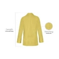 thumbnail image 5 of Panda Uniform by HeedFit 29" Medical Lab Coat for Women – 2XL Yellow, 5 of 7