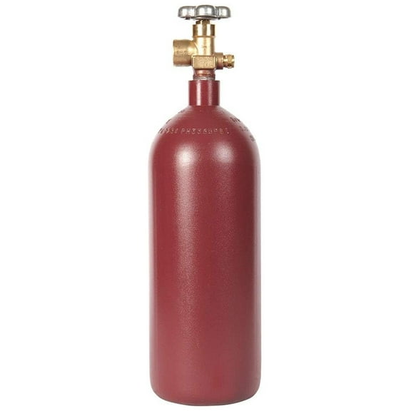 New 20 Cubic Foot Steel Nitrogen Cylinder DOT Approved CGA580