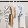 thumbnail image 5 of Unique Bargains Durable Space Saving Clothes Hangers 20 Packs White, 5 of 6