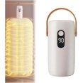 thumbnail image 1 of Mini Portable Foldable Clothes Dryer, Portable Clothes Dryer - Mini Dryers with Dual Covers, Quiet & Fast Drying, Auto-off Timer, Overheat Protection for Apartment, Rv, Travel(1 Set), 1 of 7
