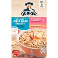 thumbnail image 2 of Quaker - Hot Cereal Instant Oatmeal Lower Sugar, Fruit & Cream Variety Pack, (8 Pack) Packaging May Vary, 2 of 3