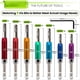 thumbnail image 2 of Self Centering Drill Bit Set 1/4In Hex Shank Vix Bit, 5/64In to 1/4In, 2 of 5