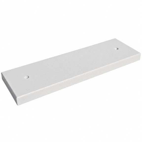 Bert's Custom Tackle Arctic White Marine Grade Plastic Transducer Mounting Board