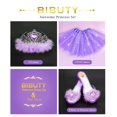 thumbnail image 3 of Conjunto de disfraces de princesa BIBUTY con 3 pares de zapatos, vestidos y coronas, 3 of 8