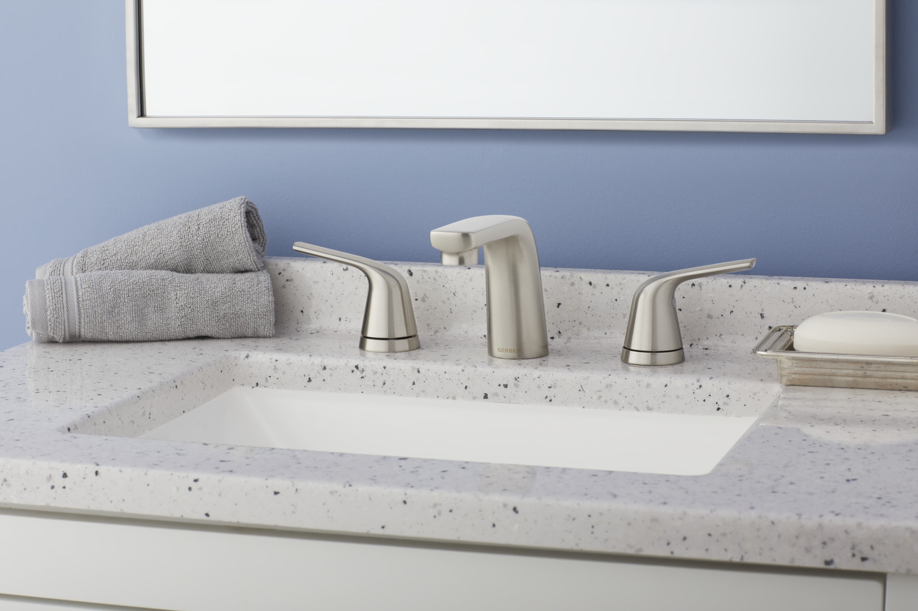 Gerber D304134BN Lemora 1.2 GPM Widespread Bathroom Faucet - Nickel