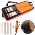 thumbnail image 1 of 8 Bâtonnets de Batterie 5A Bâtonnets d'Érable Classiques pour Combo Jazz Exercices Performance + Sac, 1 of 7