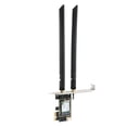 thumbnail image 2 of 7265NGW WIFI Card Adapter, 2.4GHz 300Mbps PCB Material Easy To Use Dual Band PCIE Adapter  For Office, 2 of 8