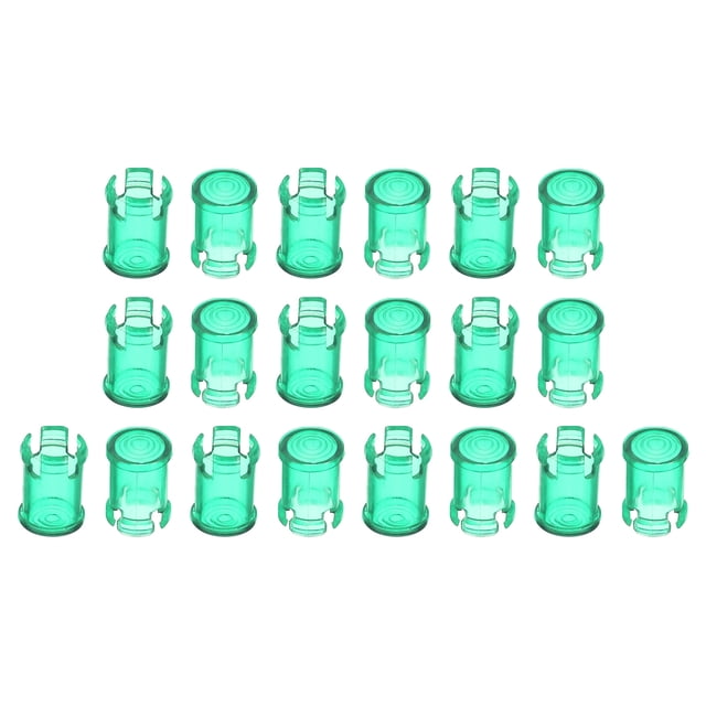 Unique Bargains 5mm LED Lamp Socket Light Emitting Diode Holder Cap, 20 Pack Green
