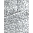 thumbnail image 3 of Comfort Canopy - 4-Piece Navy Coarse Paisley Bed Sheets Set for King Size Bedding, 3 of 11