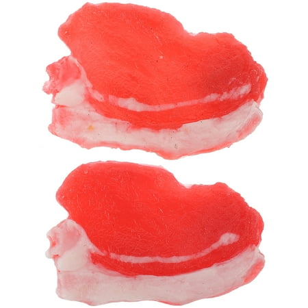 

Shuliwen 2pcs Lifelike Artificial Meat for Home/Kitchen/Shop Display & Photography Props