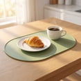 thumbnail image 2 of Unique Bargains 6 Pack Silicone Placemats for Kitchen Dining Table Decor Green, 2 of 7