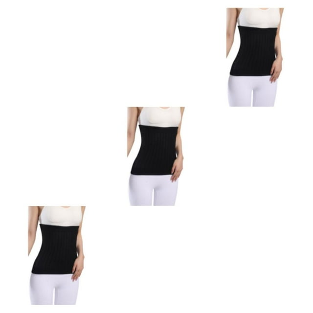 Breathable And Moisture Absorbing Waist Back Support For Added Comfort Skin thicken black XL 3Set