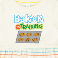 thumbnail image 4 of Inktastic Baker in Training Baking Girls Baby Dress, 4 of 5