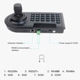 thumbnail image 3 of Controlador PTZ Teclado Controlador de Cámara, Teclado PTZ, Control Multifuncional 32 DVR 256 DOME 3D Joystick Teclado Con Pantalla LCD Interfaz RS485 232, 3 of 7