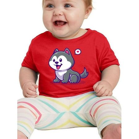 

Cute Husky Dog Cartoon T-Shirt Infant -Image by Shutterstock 24 Months