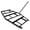 Connecting rod type ATV, variant on Seetaras 30"-96" Land Leveler Lawn Leveling Rake with Alloy Steel Head, HeavyDuty Drag Harrow for ATV, UTV, Tractor - Heavy Duty Chain, Leveling Tool, Easy to Assemble