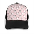 thumbnail image 3 of Yiaed Cute Rabbit Print Baseball Cap Dad Hat Polo Style Plain Blank Adjustable Size, 3 of 5