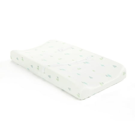 UPC: 0194938032063 | Lush Decor Hygge Sloth Trees Soft & P Changing Pad Cover Gray Single 16X32X5