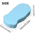 thumbnail image 6 of Magic Exfoliating Bath Sponge 3D, Super Soft Exfoliating Bath Sponge, Dead Skin Remover for Body, Skin Scrubber for Adults Face & Body (Blue Pink), 6 of 7