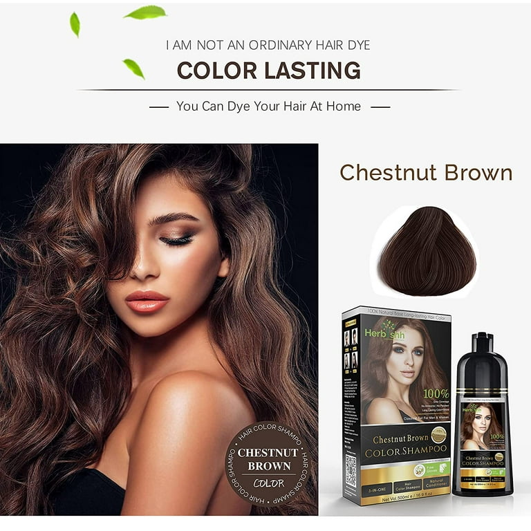 Brown - Non-Toxic & 100% Organic Hair Dye