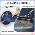 thumbnail image 4 of 32"x20" Door Mat Mat Absorbent & Non-Slip Entryway Rug Washable Floor Mat Magical Night Sky with Fish, 4 of 8