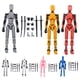 thumbnail image 4 of 1 Juego Figuras Acción Maniquí 3D Robot Con Múltiples Articulaciones 13 (gris), 4 of 8