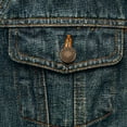thumbnail image 6 of 50 Pcs Bronze Jeans Buttons 17mm Metal Vintage Pants Button Replacement Star Wheat Button Snap Denim Button Kit No Sew Button with Rivets for Clothing Supplies, 6 of 7