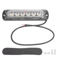 thumbnail image 2 of Luz Led De Posición Lateral Lámpara De Señal De Advertencia Normalmente En Iluminación Amarilla 12V 6LED Para Camión Coche Motocicleta, 2 of 7