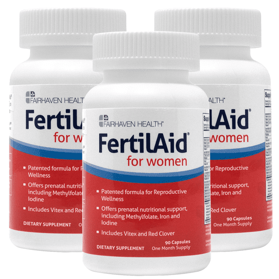 FertilAid for Women - Female Fertility Supplements - 3 Month Supply