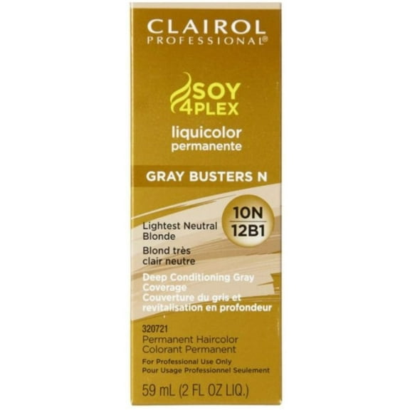 Clairol Professional Liquicolor, 10N/12B1 Lightest Neutral Blonde, 2 fl oz, 6 Pack