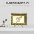 thumbnail image 4 of HEMYLU Gold Plate Stand, 6 Inch Decorative Easel Stand for Displaying Plates, Pictures, Books and Round Objects, 4 of 6