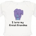 thumbnail image 4 of Inktastic I Love My Great Grandma Elephant Boys Long Sleeve Baby Bodysuit, 4 of 5