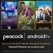 onn. Android TV 4K UHD Streaming Device with Voice Remote Control & HDMI Cable