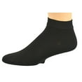 thumbnail image 3 of Sierra Socks Men's Socks No Show Seamless Toe Socks 3 Pair Pack Medium Black, 3 of 5