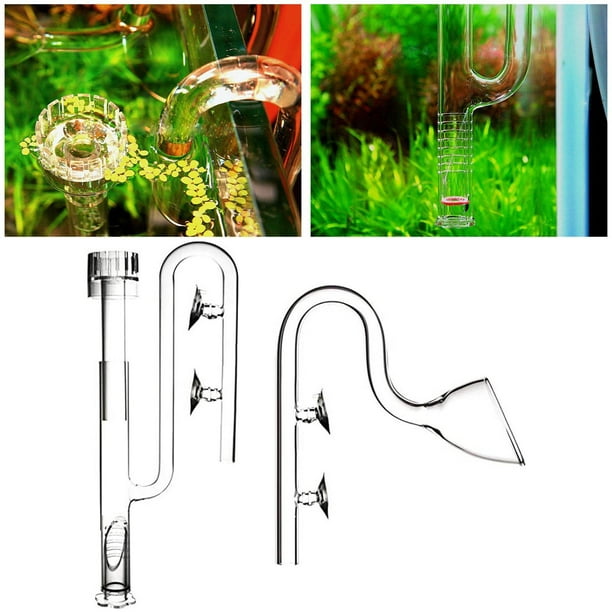 Glass Aquarium Lily Pipe Outflow & Inflow Accessories Supplies - Walmart.com