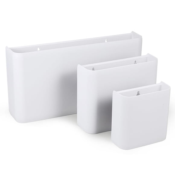 Almacenamiento de ropa magnético Picowe para lavandería, blanco, 3 unidades