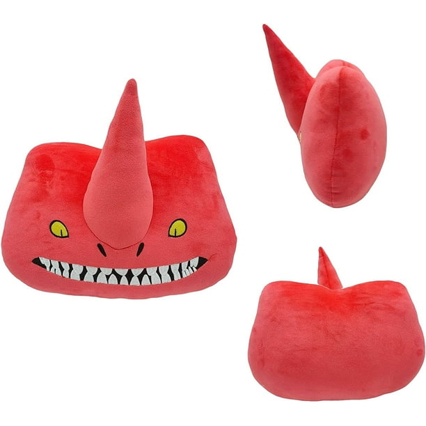The Sea Monster Plush Toy, Sea Monster Hunter Figure, Blue Lantern Fish Cartoon Doll para colecciones de fans o regalo de graduación de cumpleaños para niños (Color : pequeño rojo) TUNC Sencillez